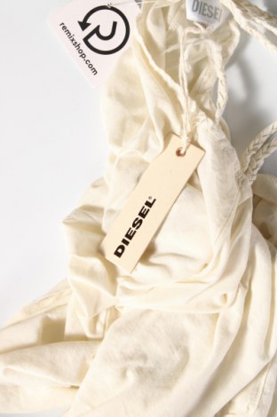 Γυναικείο αμάνικο μπλουζάκι Diesel, Μέγεθος M, Χρώμα Εκρού, Τιμή 10,52 €