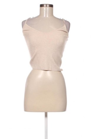 Γυναικείο αμάνικο μπλουζάκι Etam, Μέγεθος L, Χρώμα  Μπέζ, Τιμή 4,34 €