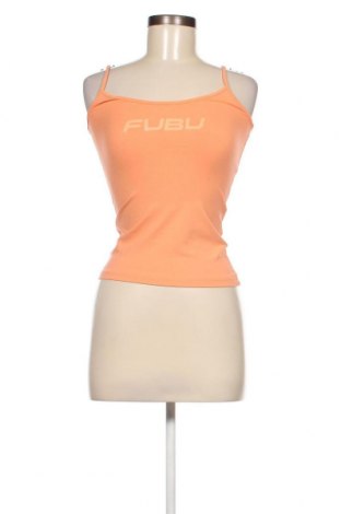 Γυναικείο αμάνικο μπλουζάκι FUBU, Μέγεθος XS, Χρώμα Πορτοκαλί, Τιμή 5,98 €