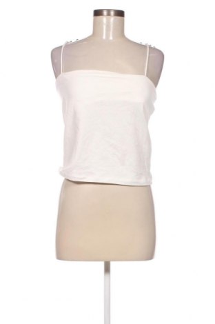 Γυναικείο αμάνικο μπλουζάκι Gina Tricot, Μέγεθος XL, Χρώμα Λευκό, Τιμή 3,90 €