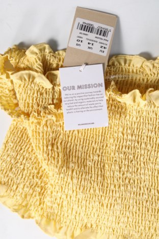 Γυναικείο αμάνικο μπλουζάκι Glamorous, Μέγεθος L, Χρώμα Κίτρινο, Τιμή 6,31 €