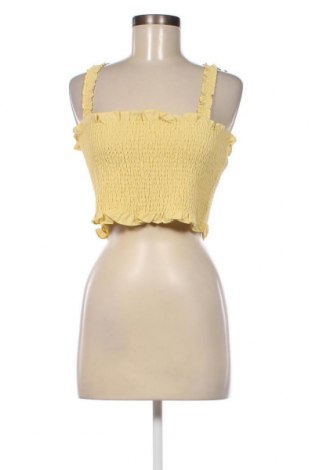 Γυναικείο αμάνικο μπλουζάκι Glamorous, Μέγεθος L, Χρώμα Κίτρινο, Τιμή 3,14 €