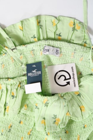 Γυναικείο αμάνικο μπλουζάκι Hollister, Μέγεθος XL, Χρώμα Πράσινο, Τιμή 5,38 €