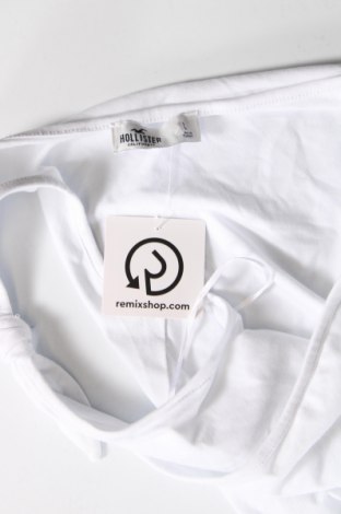 Γυναικείο αμάνικο μπλουζάκι Hollister, Μέγεθος L, Χρώμα Λευκό, Τιμή 3,14 €