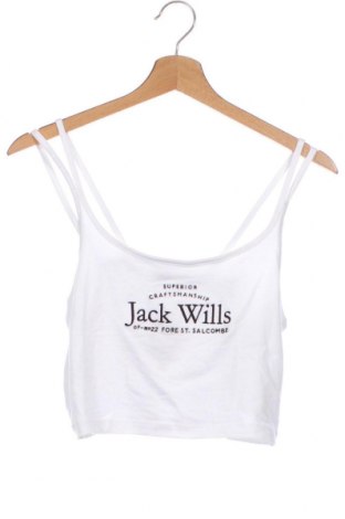 Γυναικείο αμάνικο μπλουζάκι Jack Wills, Μέγεθος M, Χρώμα Λευκό, Τιμή 4,63 €