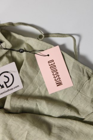 Γυναικείο αμάνικο μπλουζάκι Missguided, Μέγεθος XL, Χρώμα Πράσινο, Τιμή 3,35 €