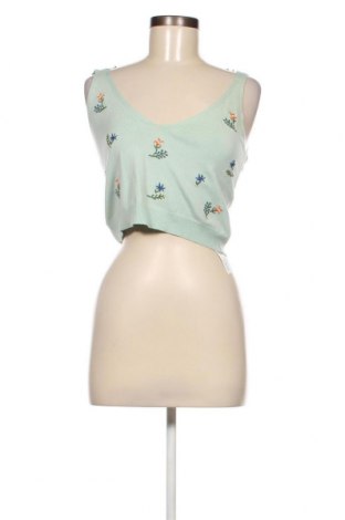 Γυναικείο αμάνικο μπλουζάκι Missguided, Μέγεθος L, Χρώμα Πράσινο, Τιμή 9,52 €