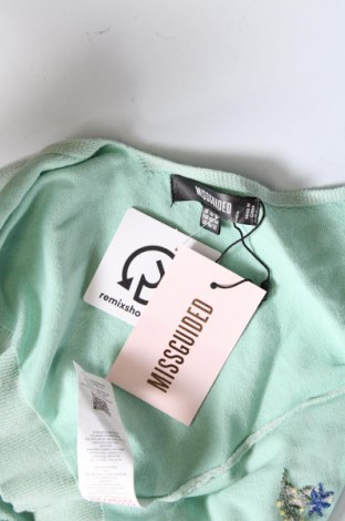 Γυναικείο αμάνικο μπλουζάκι Missguided, Μέγεθος L, Χρώμα Πράσινο, Τιμή 4,54 €