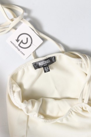 Γυναικείο αμάνικο μπλουζάκι Missguided, Μέγεθος M, Χρώμα Εκρού, Τιμή 3,68 €