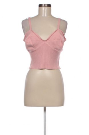 Γυναικείο αμάνικο μπλουζάκι Missguided, Μέγεθος L, Χρώμα Ρόζ , Τιμή 6,71 €