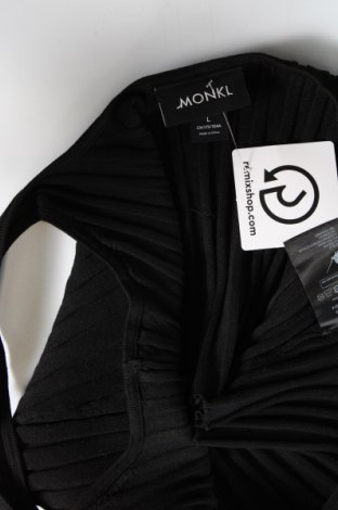Γυναικείο αμάνικο μπλουζάκι Monki, Μέγεθος L, Χρώμα Μαύρο, Τιμή 3,03 €