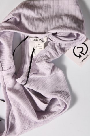 Γυναικείο αμάνικο μπλουζάκι Monki, Μέγεθος XL, Χρώμα Βιολετί, Τιμή 3,43 €