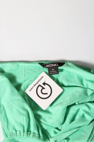 Γυναικείο αμάνικο μπλουζάκι Monki, Μέγεθος XS, Χρώμα Πράσινο, Τιμή 5,78 €