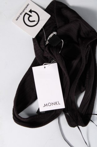Γυναικείο αμάνικο μπλουζάκι Monki, Μέγεθος S, Χρώμα Μαύρο, Τιμή 6,07 €