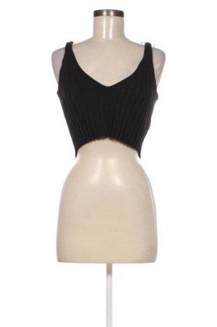 Γυναικείο αμάνικο μπλουζάκι Monki, Μέγεθος L, Χρώμα Μαύρο, Τιμή 3,43 €