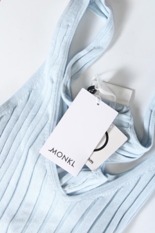 Γυναικείο αμάνικο μπλουζάκι Monki, Μέγεθος L, Χρώμα Μπλέ, Τιμή 3,62 €