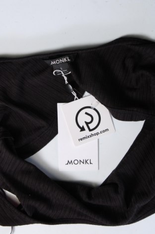 Γυναικείο αμάνικο μπλουζάκι Monki, Μέγεθος L, Χρώμα Μαύρο, Τιμή 3,23 €