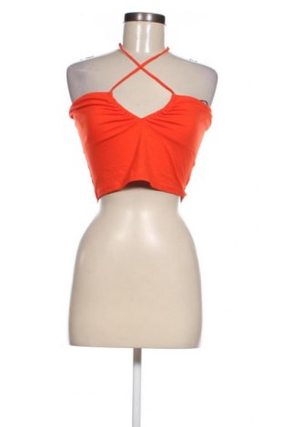 Γυναικείο αμάνικο μπλουζάκι Monki, Μέγεθος M, Χρώμα Πορτοκαλί, Τιμή 3,33 €