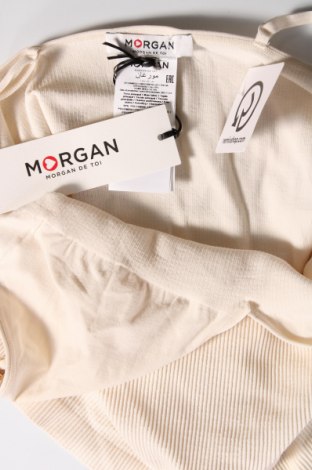 Γυναικείο αμάνικο μπλουζάκι Morgan, Μέγεθος XL, Χρώμα  Μπέζ, Τιμή 5,68 €
