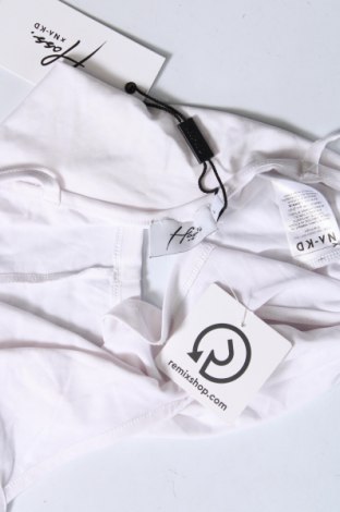 Γυναικείο αμάνικο μπλουζάκι NA-KD, Μέγεθος L, Χρώμα Λευκό, Τιμή 3,89 €