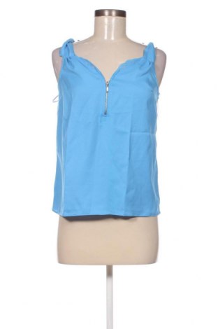 Γυναικείο αμάνικο μπλουζάκι Naf Naf, Μέγεθος S, Χρώμα Μπλέ, Τιμή 5,23 €