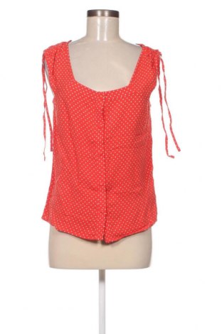Γυναικείο αμάνικο μπλουζάκι Naf Naf, Μέγεθος XS, Χρώμα Κόκκινο, Τιμή 6,13 €