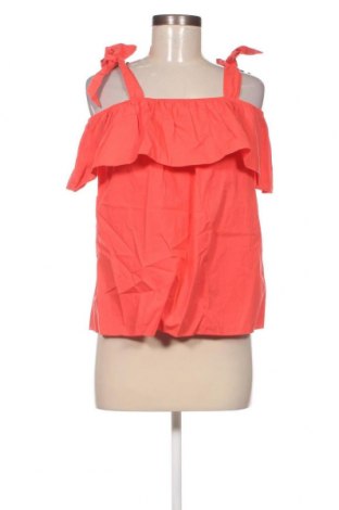 Γυναικείο αμάνικο μπλουζάκι Naf Naf, Μέγεθος L, Χρώμα Πορτοκαλί, Τιμή 4,19 €