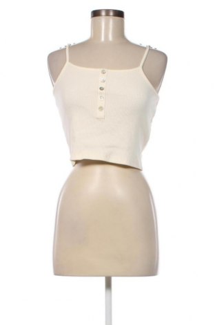 Γυναικείο αμάνικο μπλουζάκι ONLY, Μέγεθος XL, Χρώμα Εκρού, Τιμή 5,85 €