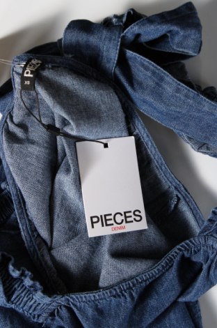 Tricou de damă Pieces, Mărime XS, Culoare Albastru, Preț 88,82 Lei