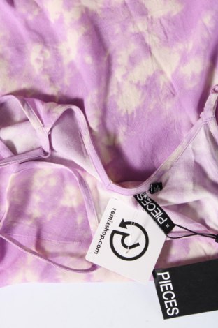 Γυναικείο αμάνικο μπλουζάκι Pieces, Μέγεθος M, Χρώμα Βιολετί, Τιμή 2,92 €