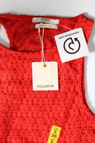 Tricou de damă Pull&Bear, Mărime S, Culoare Roșu, Preț 22,11 Lei