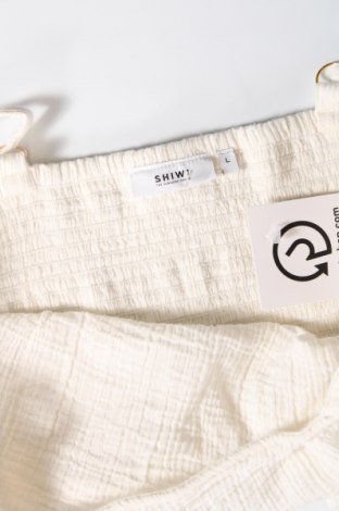 Γυναικείο αμάνικο μπλουζάκι Shiwi, Μέγεθος L, Χρώμα Εκρού, Τιμή 14,95 €