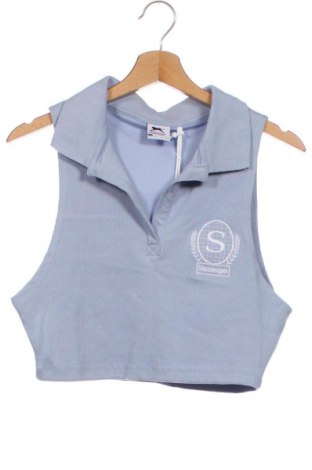 Γυναικείο αμάνικο μπλουζάκι Slazenger, Μέγεθος L, Χρώμα Μπλέ, Τιμή 4,65 €