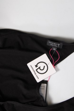 Γυναικείο αμάνικο μπλουζάκι South Beach, Μέγεθος L, Χρώμα Μαύρο, Τιμή 3,29 €