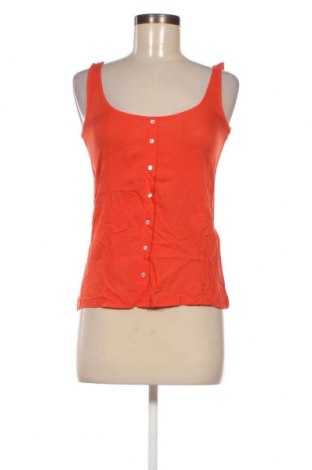 Γυναικείο αμάνικο μπλουζάκι Springfield, Μέγεθος XS, Χρώμα Πορτοκαλί, Τιμή 5,29 €