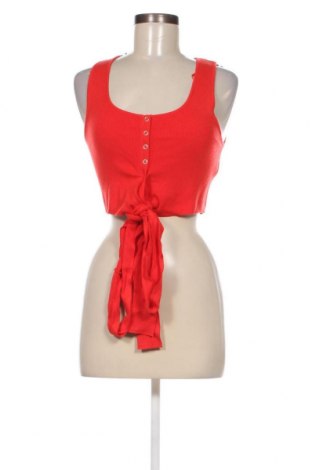 Γυναικείο αμάνικο μπλουζάκι Tally Weijl, Μέγεθος L, Χρώμα Κόκκινο, Τιμή 4,11 €
