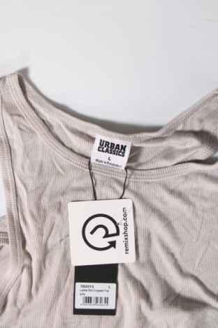 Γυναικείο αμάνικο μπλουζάκι Urban Classics, Μέγεθος L, Χρώμα Γκρί, Τιμή 3,06 €