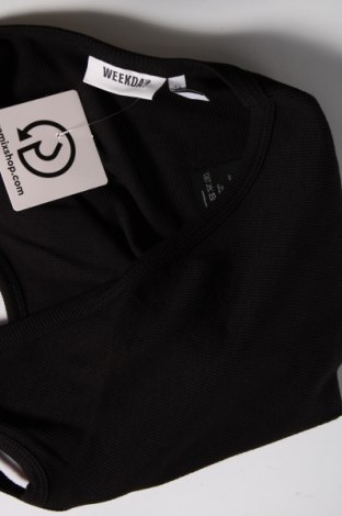 Γυναικείο αμάνικο μπλουζάκι Weekday, Μέγεθος L, Χρώμα Μαύρο, Τιμή 5,84 €