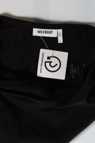 Γυναικείο αμάνικο μπλουζάκι Weekday, Μέγεθος L, Χρώμα Μαύρο, Τιμή 3,57 €