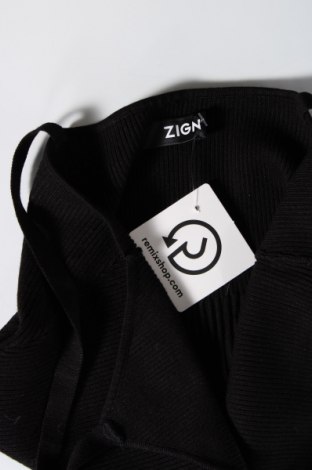 Γυναικείο αμάνικο μπλουζάκι Zign, Μέγεθος M, Χρώμα Μαύρο, Τιμή 4,34 €