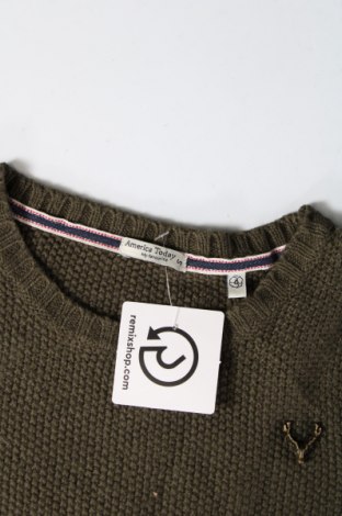 Γυναικείο πουλόβερ America Today, Μέγεθος S, Χρώμα Πράσινο, Τιμή 5,38 €
