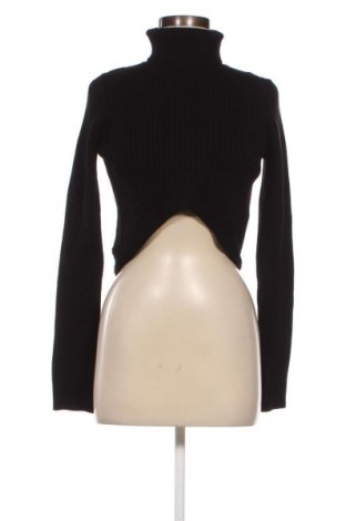 Дамски пуловер Bershka, Размер L, Цвят Черен, Цена 46,00 лв.