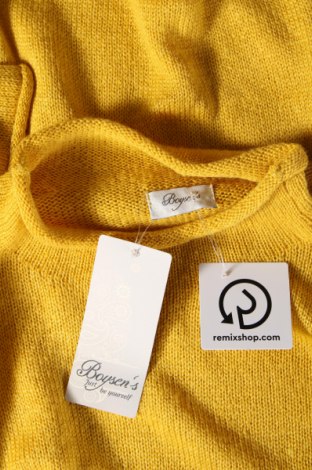 Damenpullover Boysen's, Größe S, Farbe Gelb, Preis € 4,98