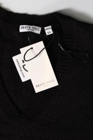 Дамски пуловер Brave Soul, Размер XS, Цвят Черен, Цена 26,10 лв.