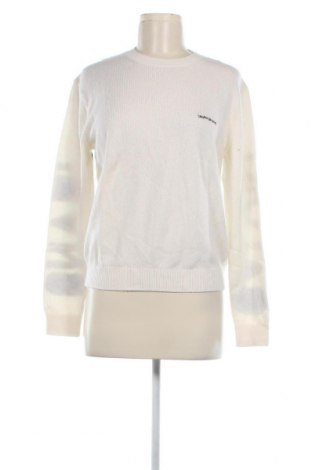 Pulover de femei Calvin Klein Jeans, Mărime S, Culoare Ecru, Preț 585,53 Lei