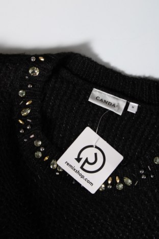 Дамски пуловер Canda, Размер M, Цвят Черен, Цена 5,22 лв.
