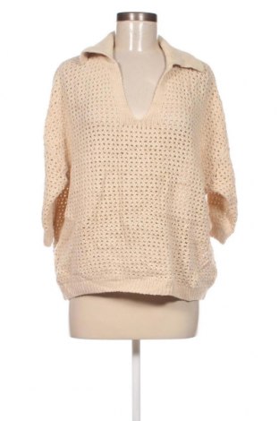 Дамски пуловер Esprit, Размер M, Цвят Бежов, Цена 21,75 лв.