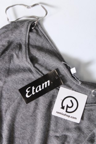 Дамски пуловер Etam, Размер L, Цвят Сив, Цена 17,10 лв.