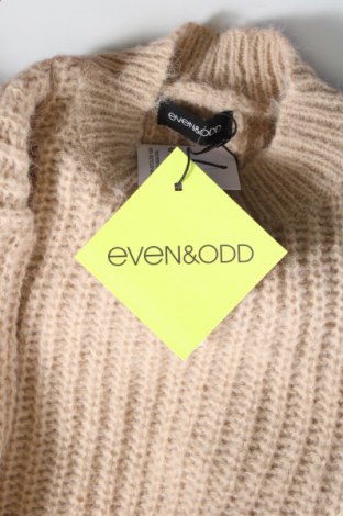 Дамски пуловер Even&Odd, Размер M, Цвят Бежов, Цена 13,80 лв.