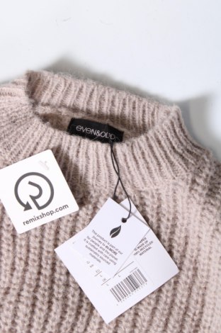 Γυναικείο πουλόβερ Even&Odd, Μέγεθος L, Χρώμα Γκρί, Τιμή 5,93 €